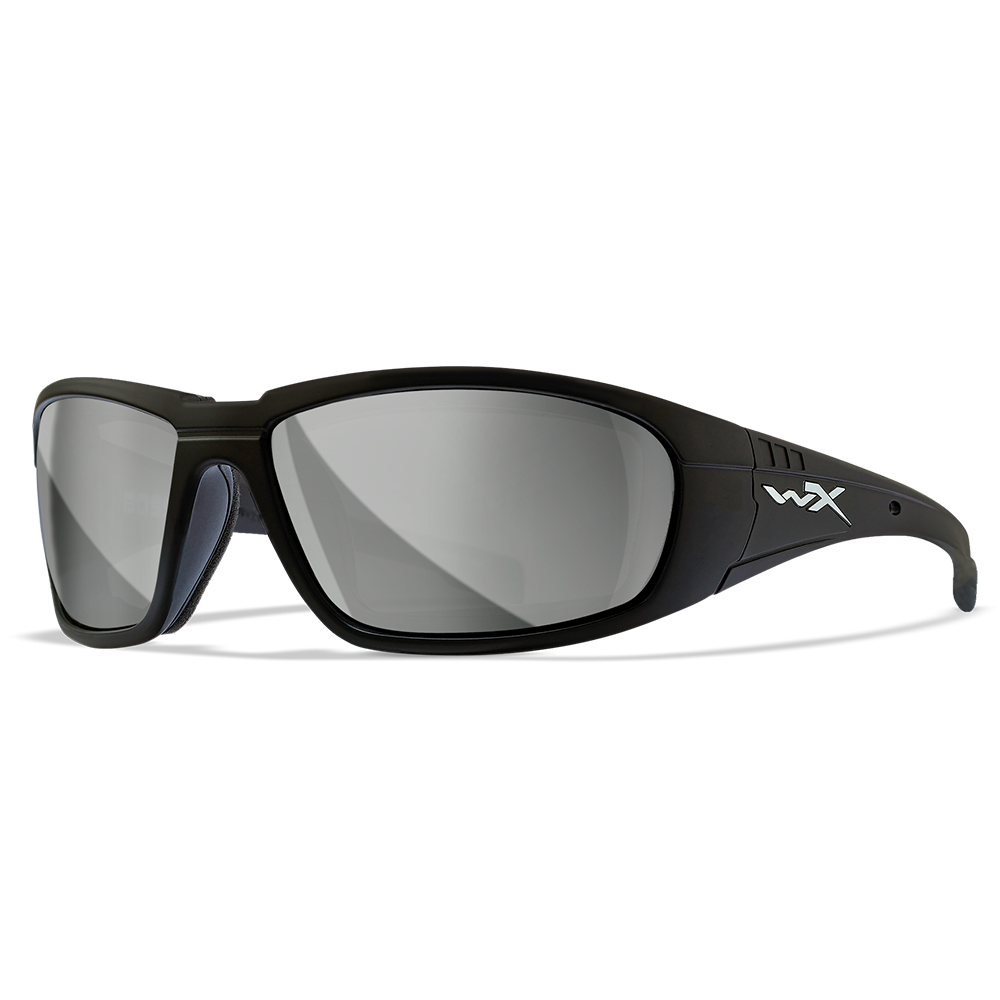 Очки защитные Wiley X WX Boss (Frame: Mate Black, Lens: Grey Silver Flash)