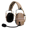 Гарнитура активная FCS AMP Communication Headset, цвет песочный (TAN)