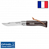 Нож Opinel Tradition Color №08 клинок 8,5см, нерж.сталь, граб, чёрный, темляк