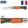 Нож с устройством от клещей Opinel Explore 12VRI оранжевый